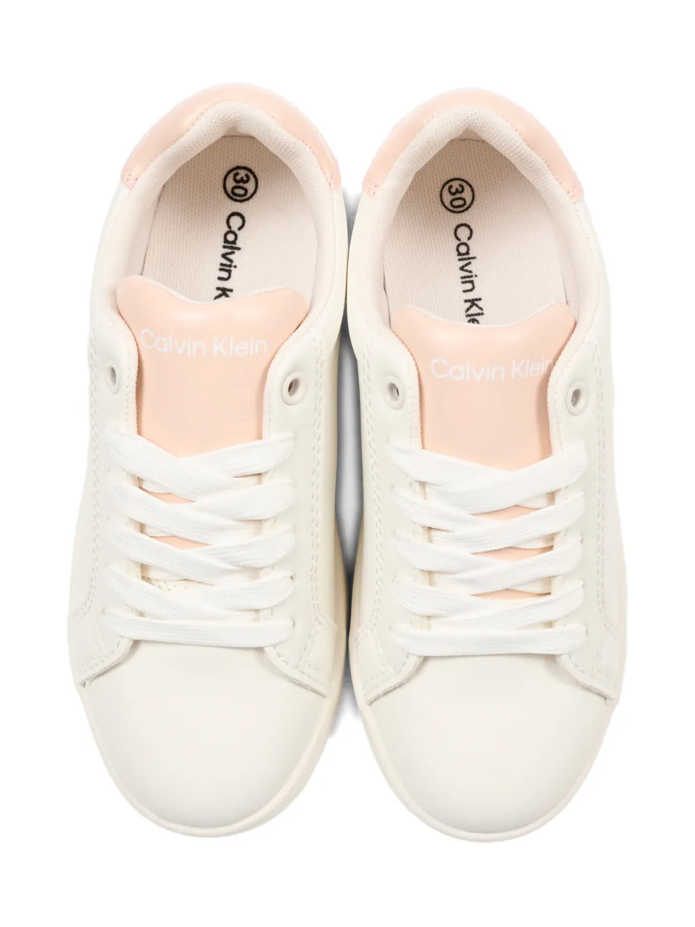 Calvin Klein Kids Sneakers met logodetail Wit