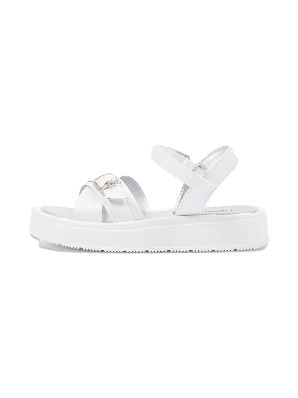 Calvin Klein Kids Sandalen met gesp Wit