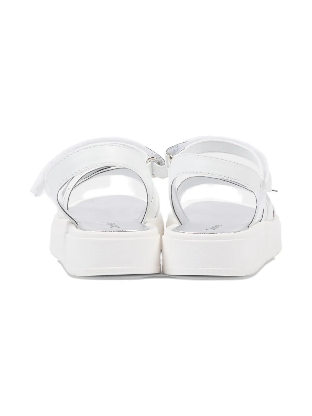 Calvin Klein Kids Sandalen met gesp Wit