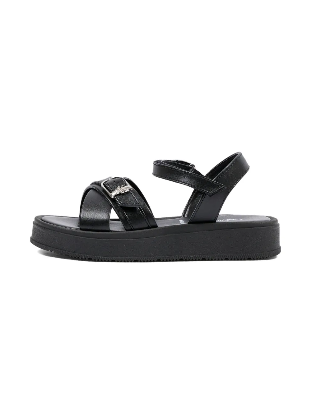 Calvin Klein Kids Sandalen met gesp Zwart