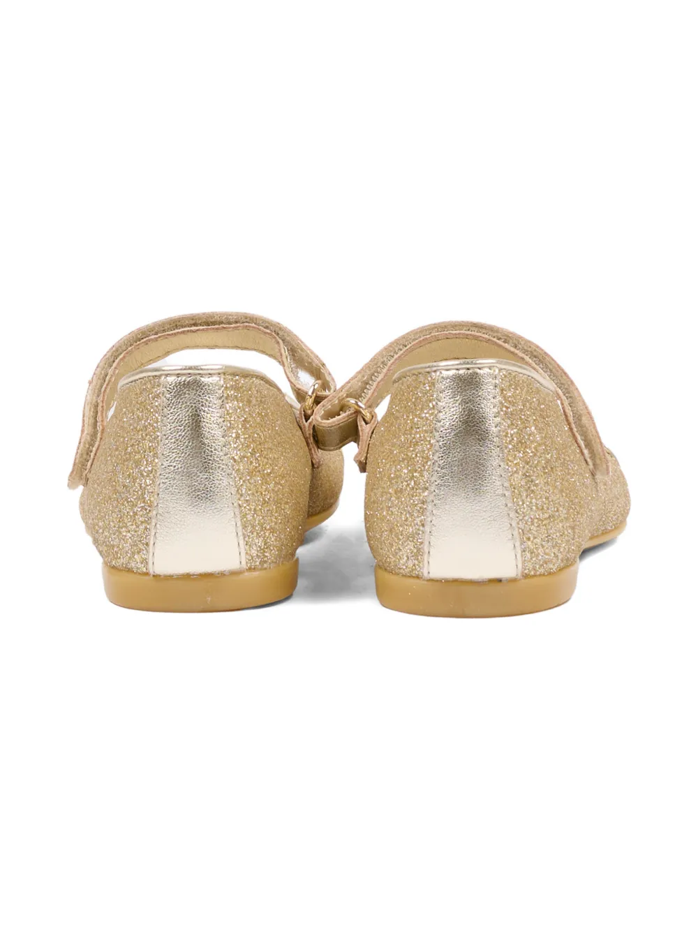Tommy Hilfiger Junior Ballerina's met metallic-neus en bandje Goud