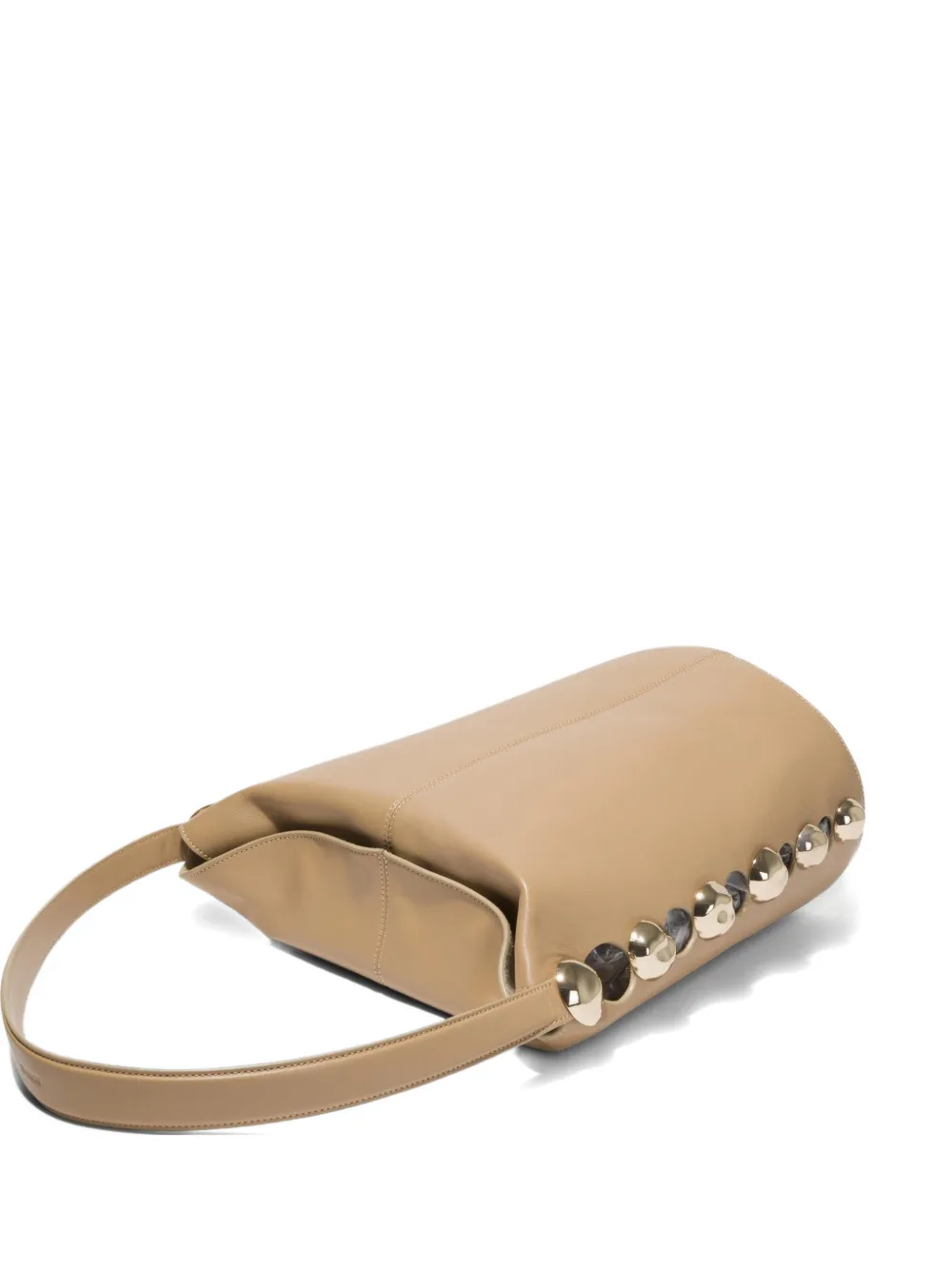 Simkhai Amaya studded bucket bag - Marrone