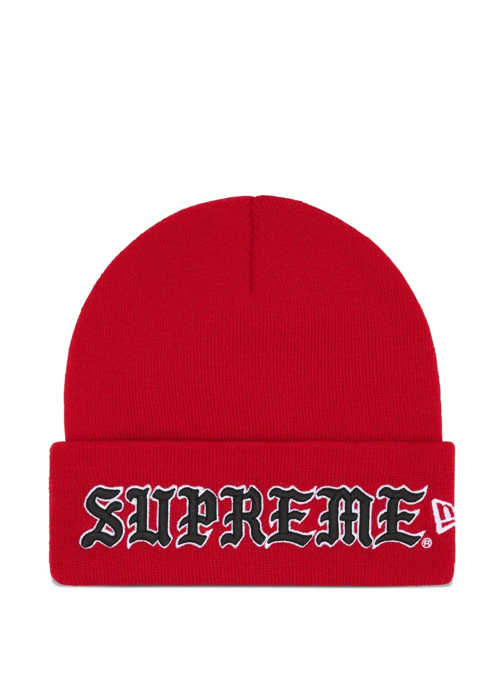 Supreme New Era Old English muts - Rood