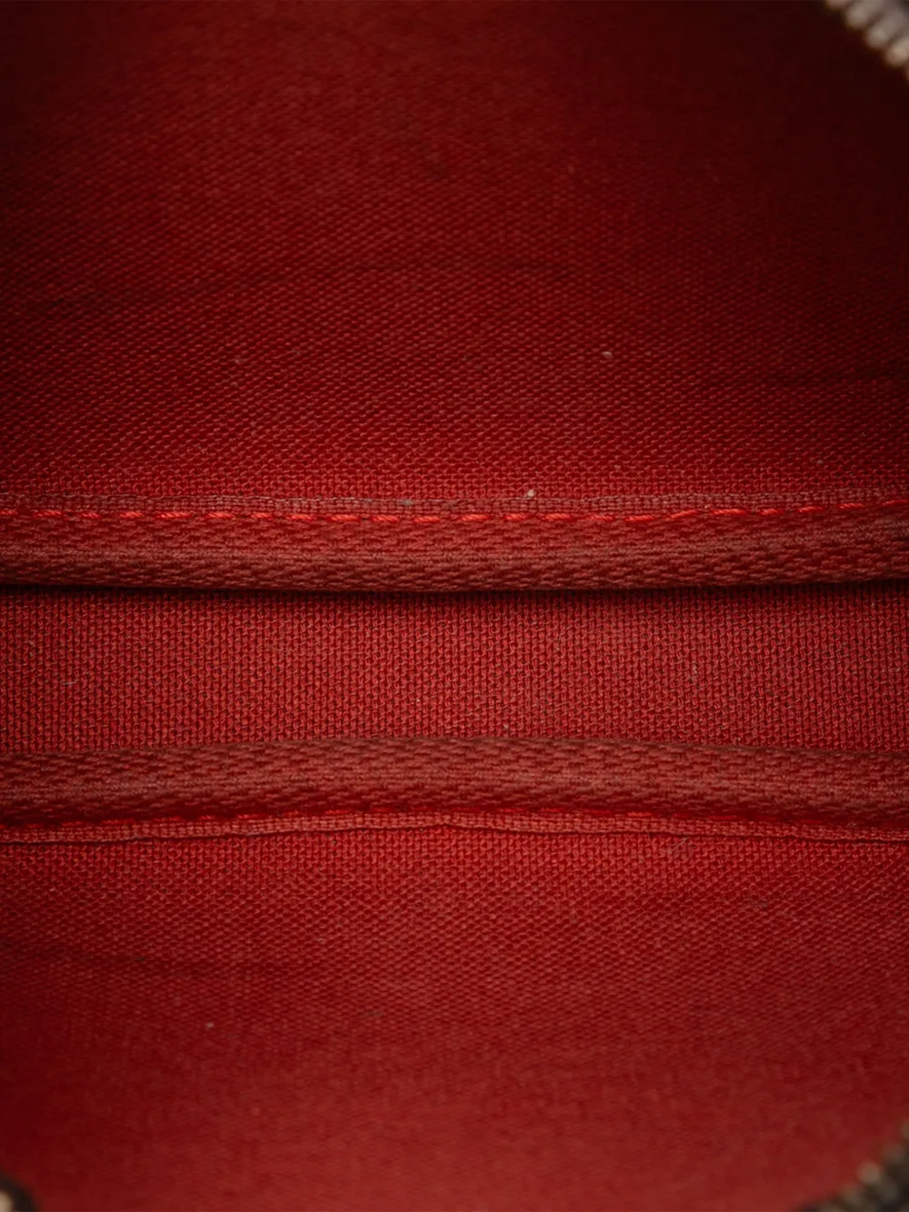 2003 Damier Ebene Mini Pochette Accessoires Shoulder Bag