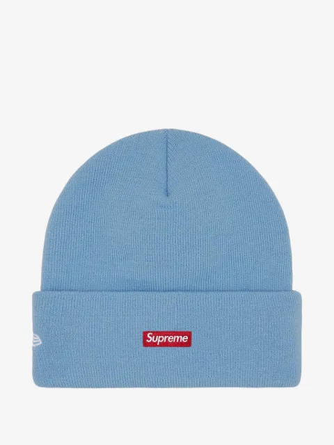 Supreme x New Era logo beanie hat