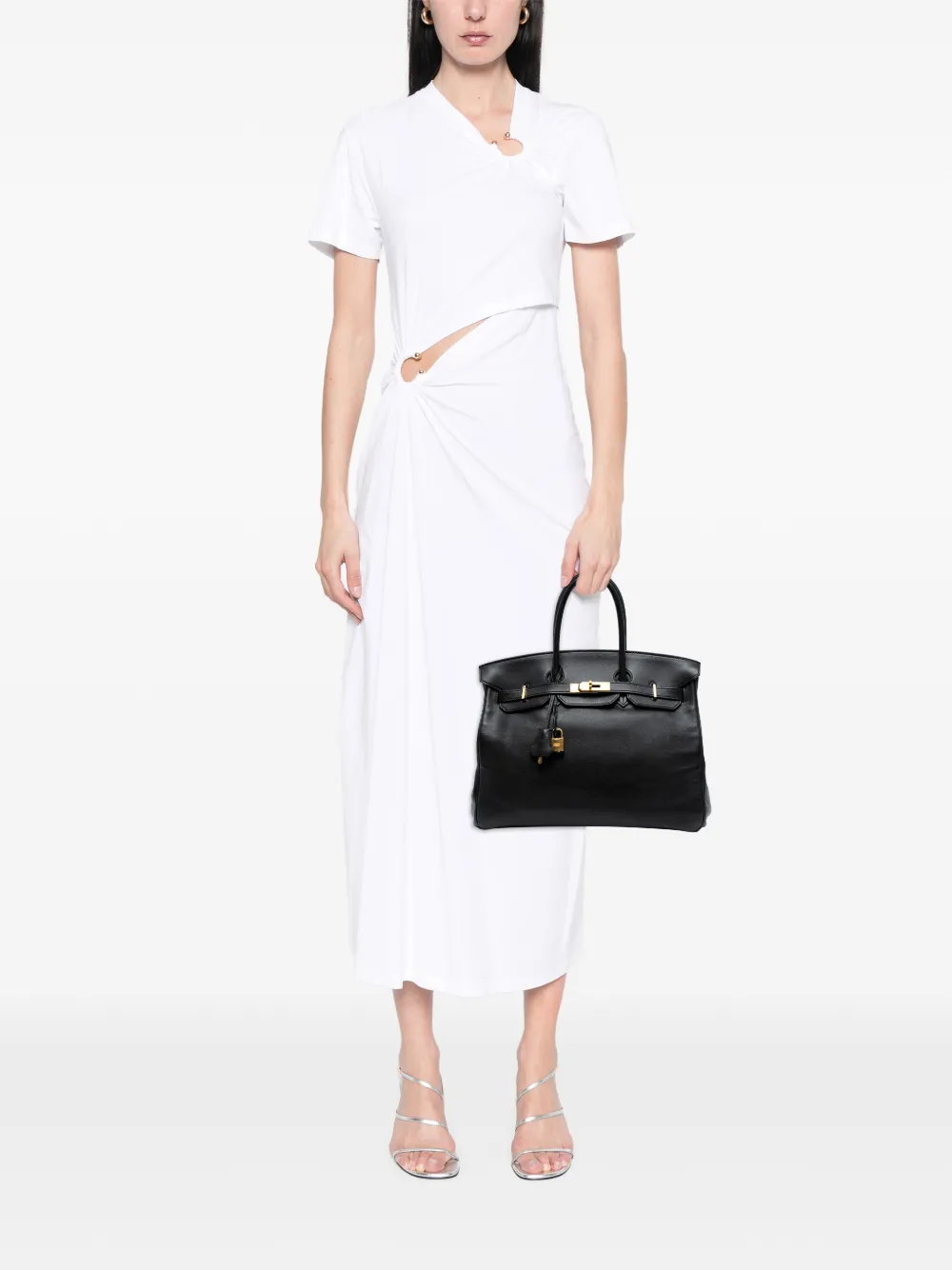 Hermès Pre-Owned 2008 Swift Birkin Retourne 35 handbag | Pre-Owned | Image 2