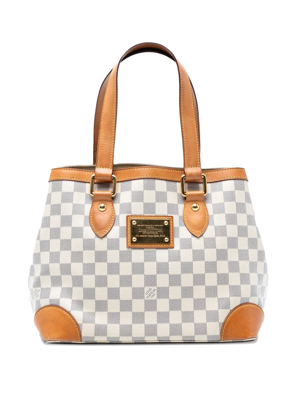 Louis Vuitton Pre-Owned 2009 Damier Azur Hampstead PM tote bag - Bianco