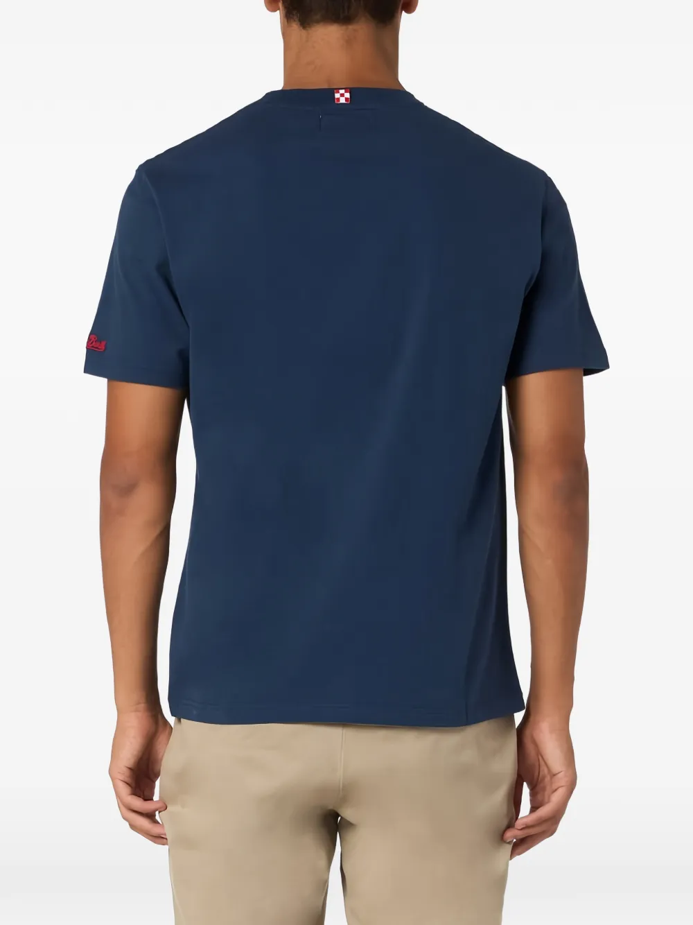 MC2 Saint Barth T-shirt met auto-patroon Blauw