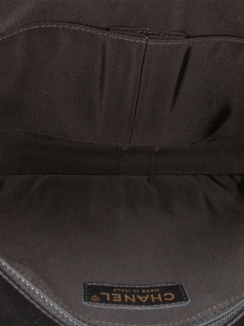 CHANEL Pre-owned 2017-2018 Quilted Lambskin Cc Unchained Flap Clutch Bag In Black