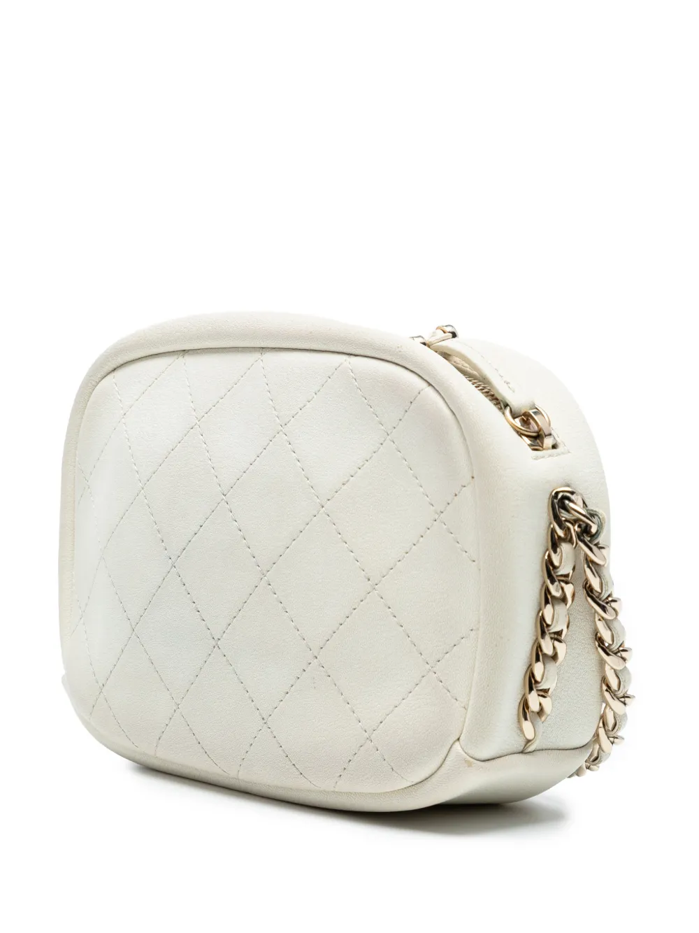 2018-2019 Small Quilted Goatskin Casual Trip Camera Bag Crossbody Bag