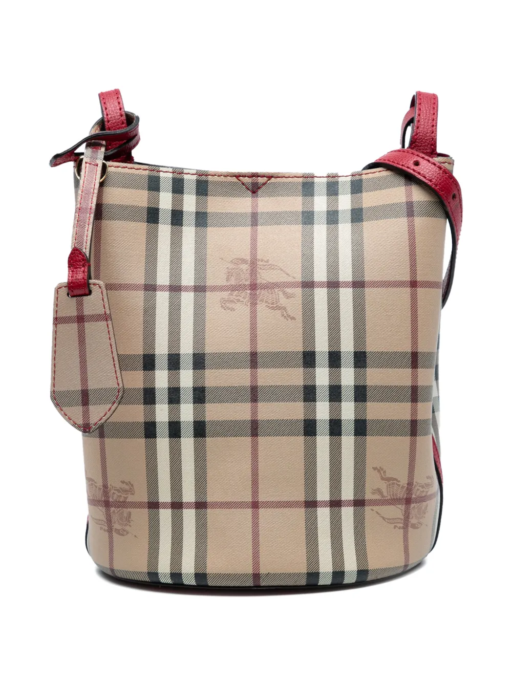 Burberry Pre-Owned 2000-2017 Haymarket Check Coated Canvas Lorne bucket bag | Estilos de archivo | Image 2