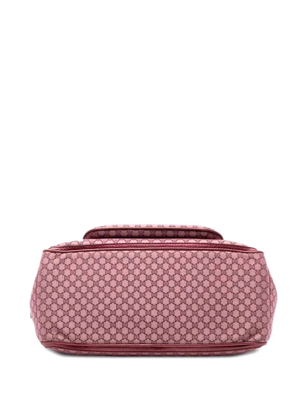 Pre-owned Celine 2016 Macadam Canvas Boogie Handbag In Pink