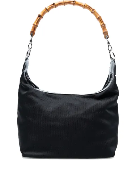 Gucci Pre-Owned 2000-2015 Nylon Bamboo shoulder bag