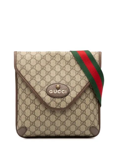 Gucci Pre-Owned 2016-2025 Medium GG Supreme Neo Vintage Flap crossbody bag