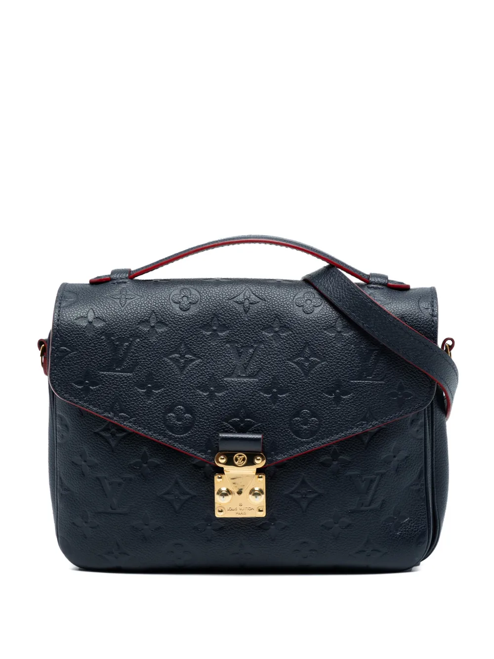 Louis Vuitton Pre-Owned 2018 Monogram Empreinte Pochette Metis satchel | Blue | Image 1