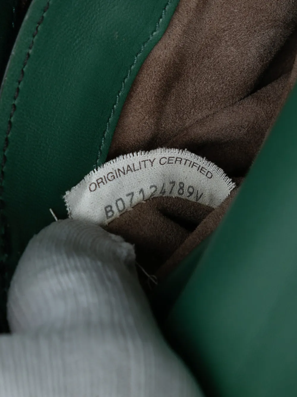 BOTTEGA VENETA Pre-owned 2012-2025 Mini Bicolor Nappa Piazza Top Handle Satchel In Green