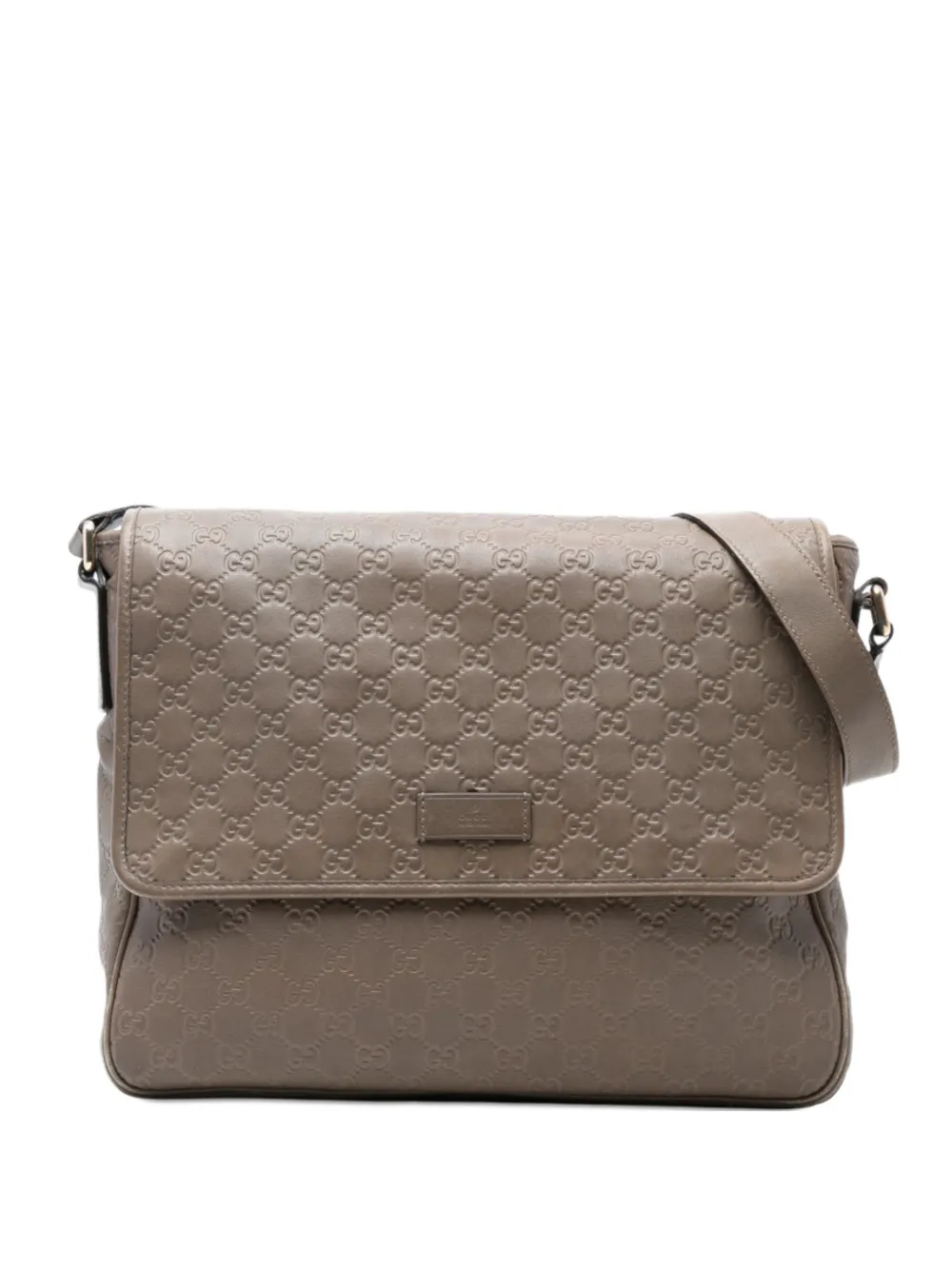 Gucci Pre-Owned 2016-2025 Guccissima crossbody bag - Marrone