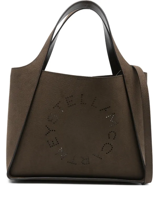 Stella McCartney ロゴ ハンドバッグ | ブラウン | FARFETCH JP