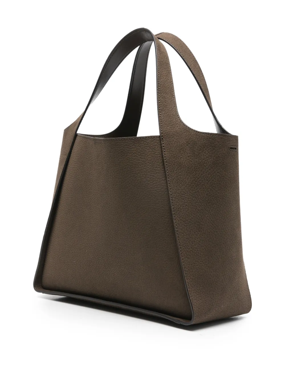 Stella McCartney Shopper met logo Bruin