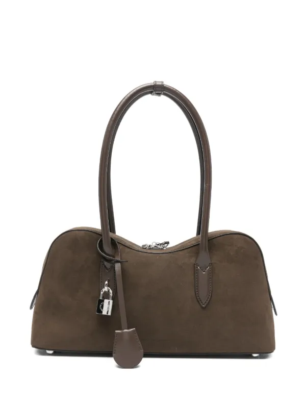 Stella McCartney Ryder Suede Shoulder Bag in Brown