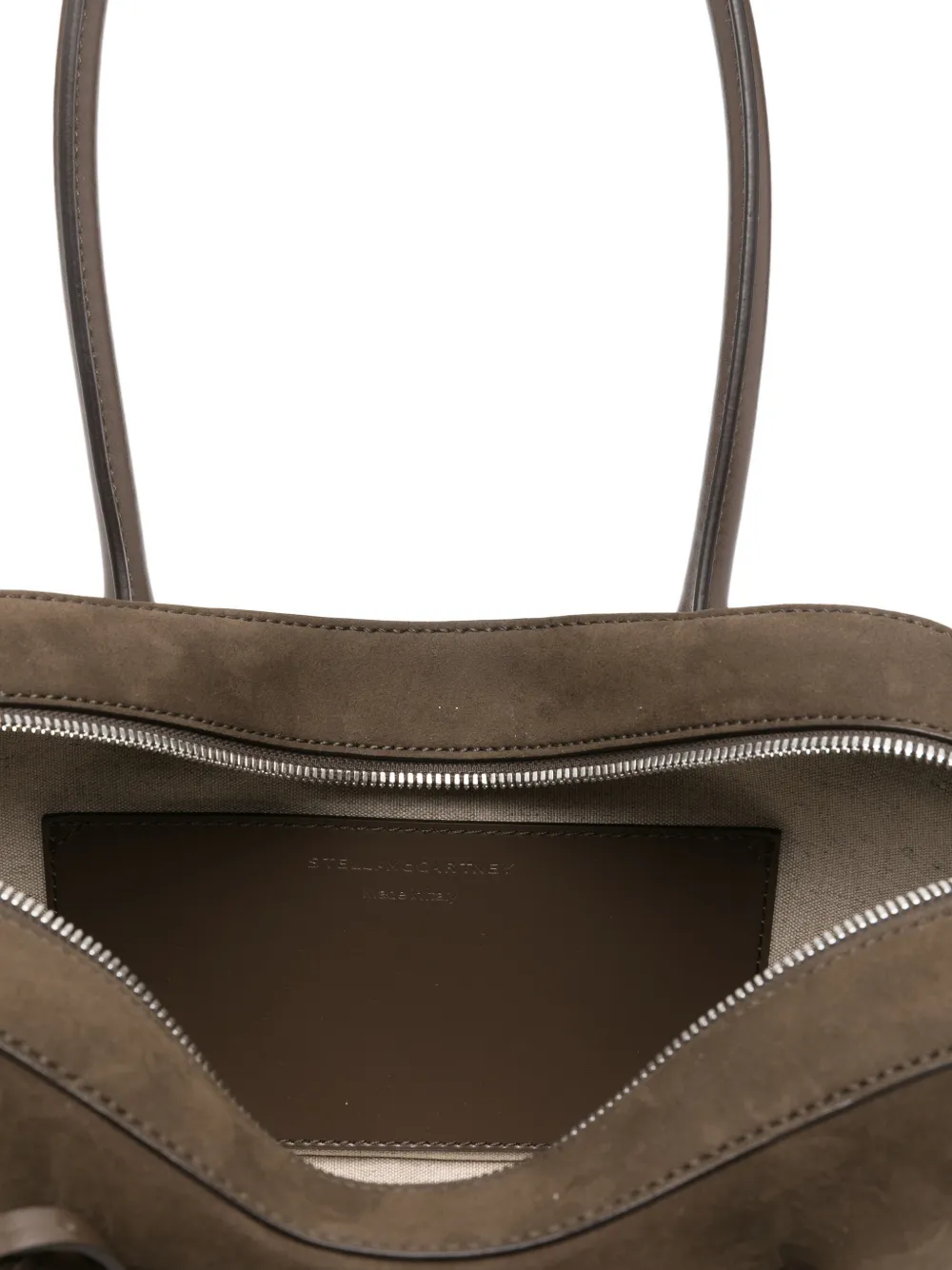 Stella McCartney Ryder schoudertas met slot Bruin