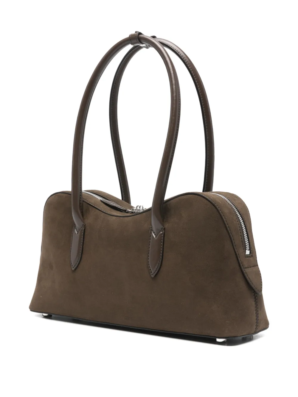 Stella McCartney Ryder schoudertas met slot Bruin
