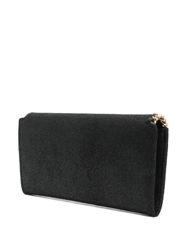 Stella McCartney Falabella chain-strap Wallet | Black | FARFETCH SG
