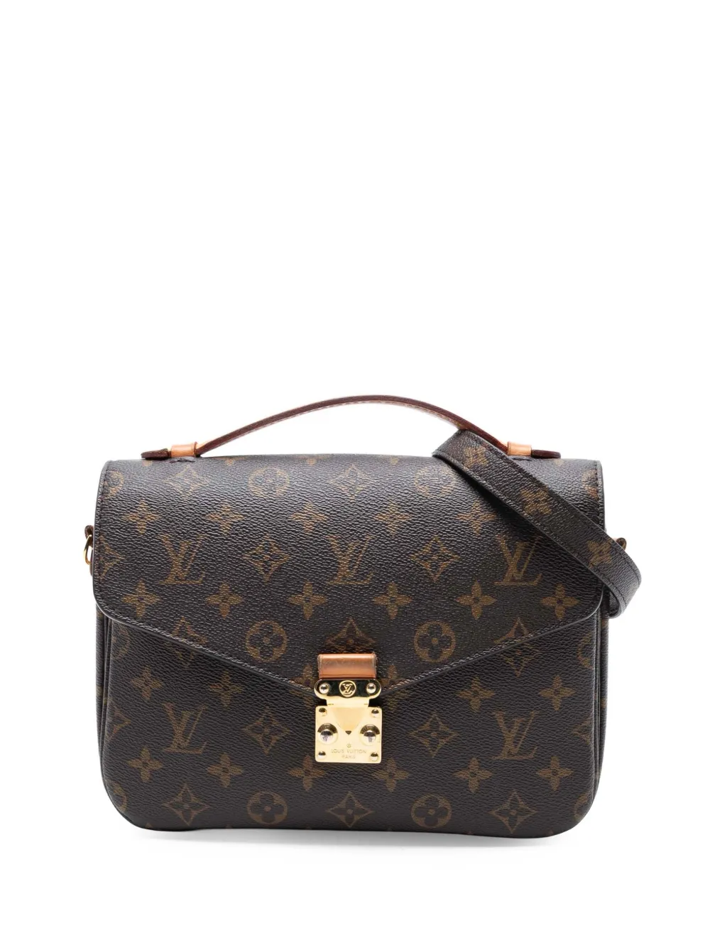 Louis Vuitton Pre-Owned 2021 Monogram Pochette Metis satchel - Marrone