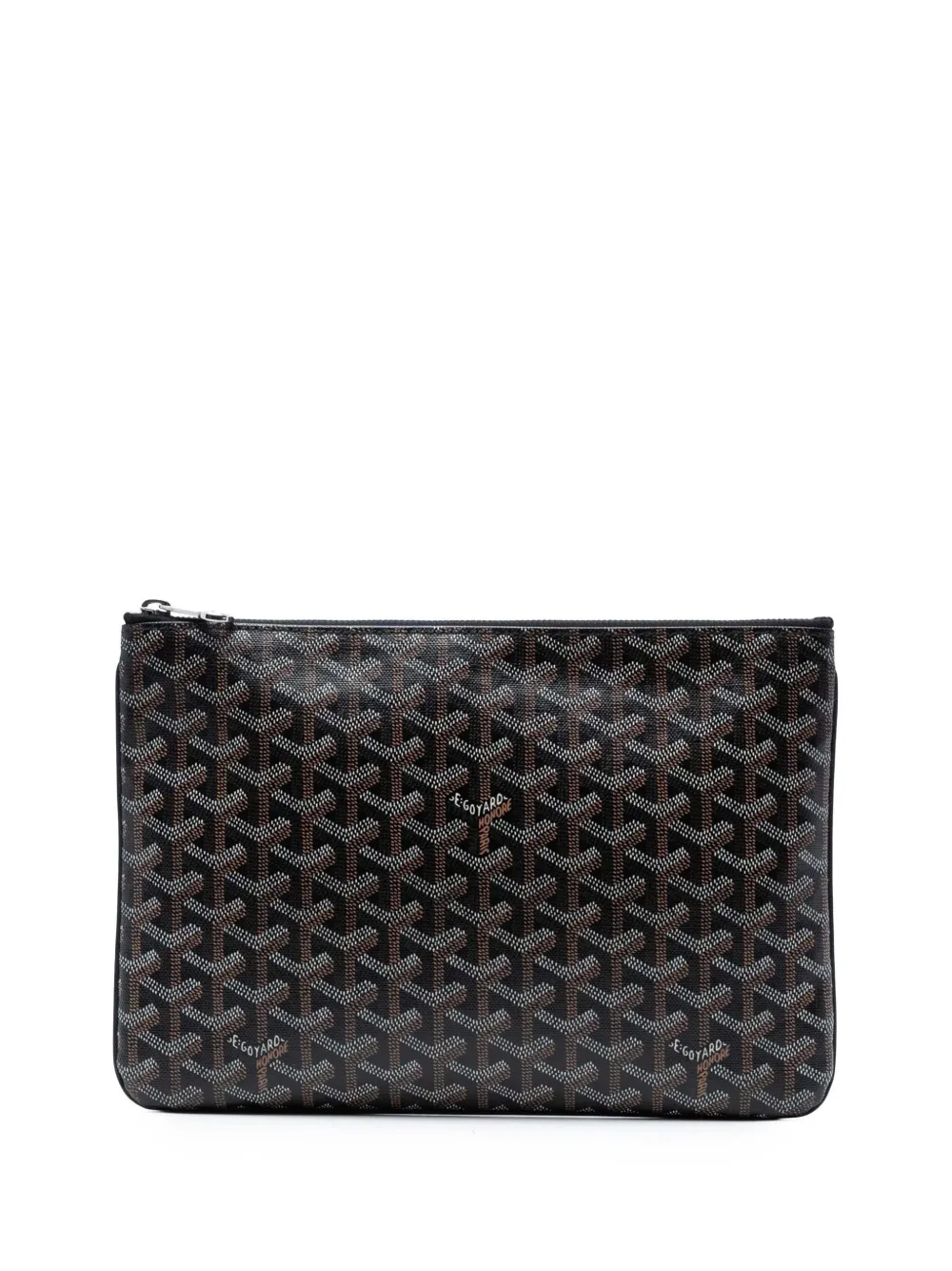 Goyard Pre-Owned 2015 Goyardine Senat MM clutch bag - Nero