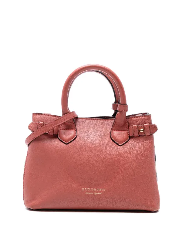 Burberry Pre-Owned 2000-2017 スモール グレイニーカーフ＆ハウス 