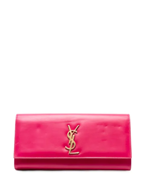 Saint Laurent Pre-Owned 2013-2025 Smooth Leather Cassandre clutch bag