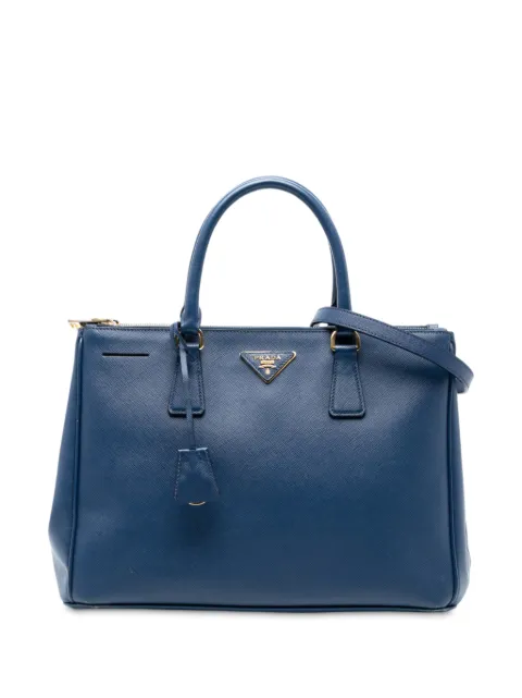 Prada Pre-Owned 2013-2025 Medium Saffiano Lux Galleria Double Zip satchel