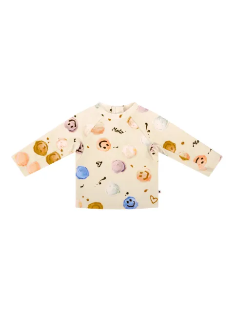 Molo printed long-sleeve sun protection top 