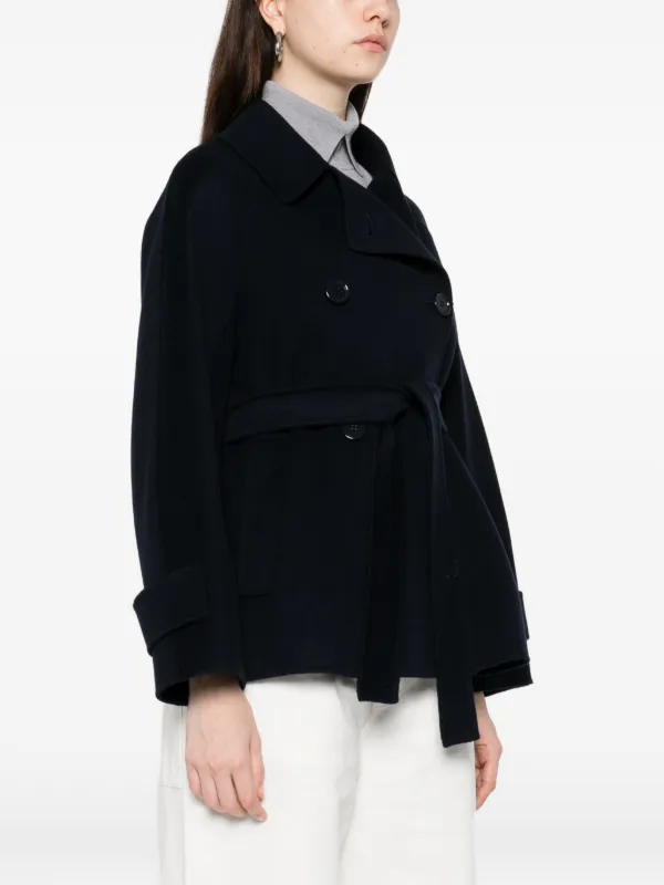 S Max Mara Louise ダブルコート | ブラック | FARFETCH JP