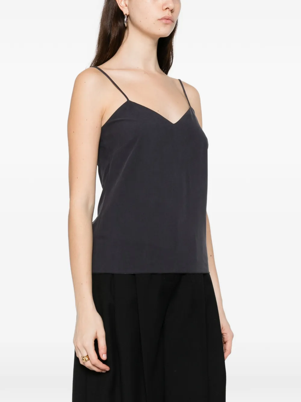 Max Mara Mouwloze top Zwart