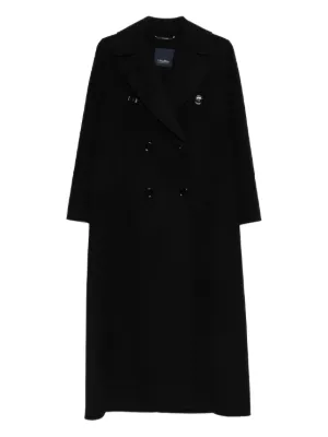 Rokh double-breasted Trench Coat | Black | FARFETCH JO