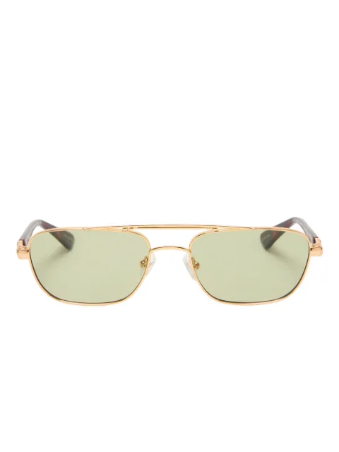 Le Specs Le mini rectangle-frame sunglasses