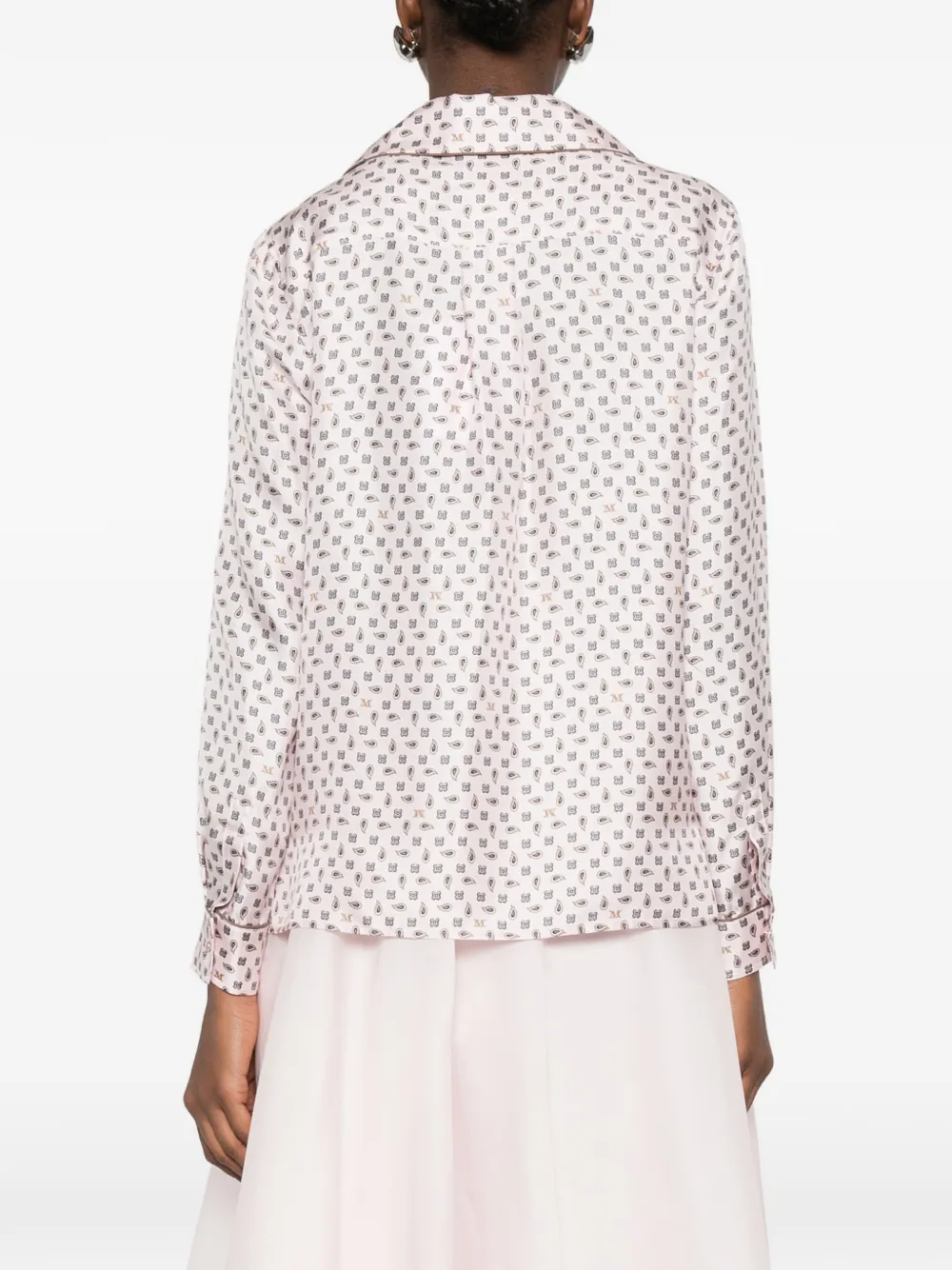 Max Mara Zijden blouse Roze