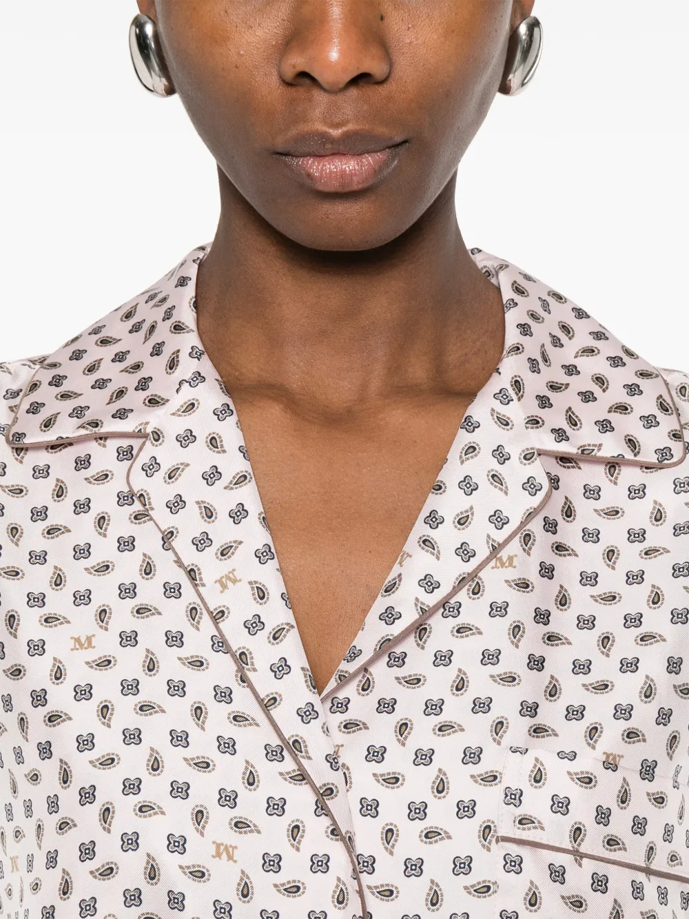 Max Mara Zijden blouse Roze