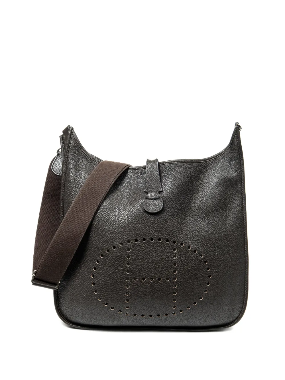 Hermès Pre-Owned Borsa Evelyne III TGM con dettaglio traforato 2011 - Marrone