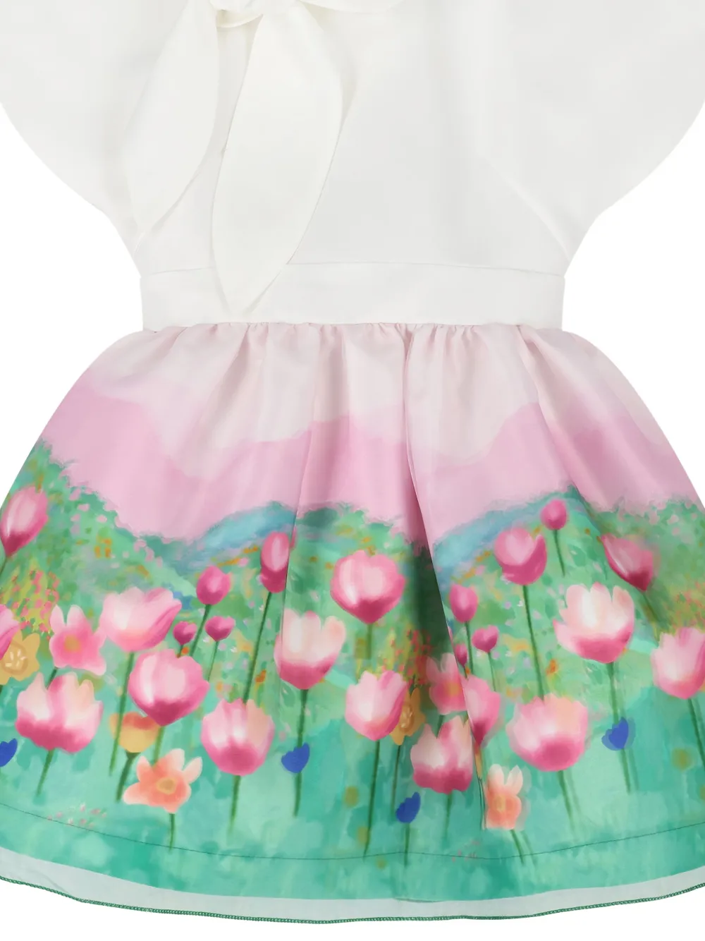 MAMA LUMA KIDS Jurk met bloemenprint Wit