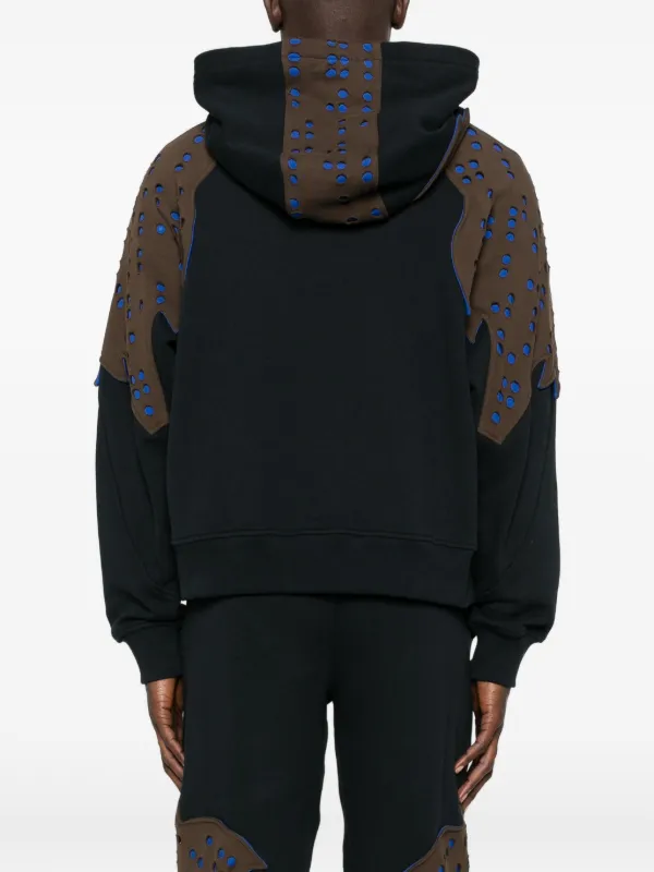 Kiko Kostadinov x Fox Lab フリースパーカー | ブラック | FARFETCH JP