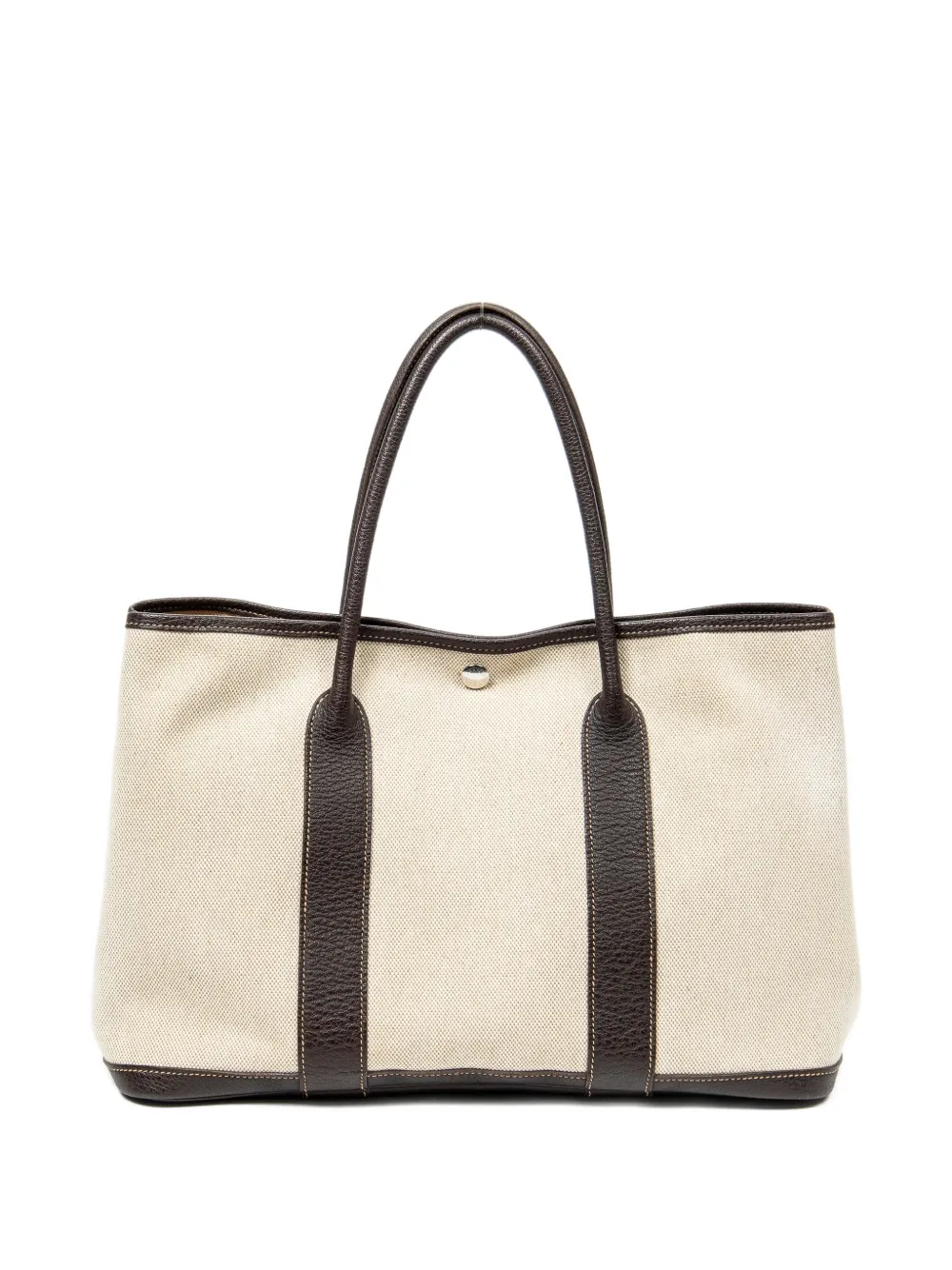 HERMES Pre-owned 2007 Garden Party Pm Tote Bag In Neutral