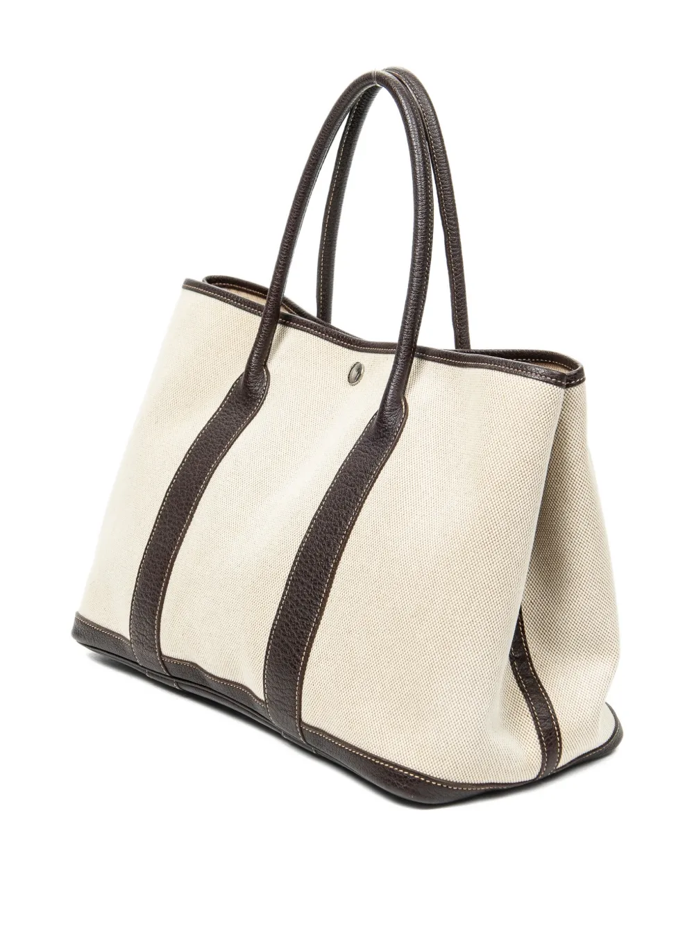 HERMES Pre-owned 2007 Garden Party Pm Tote Bag In Neutral