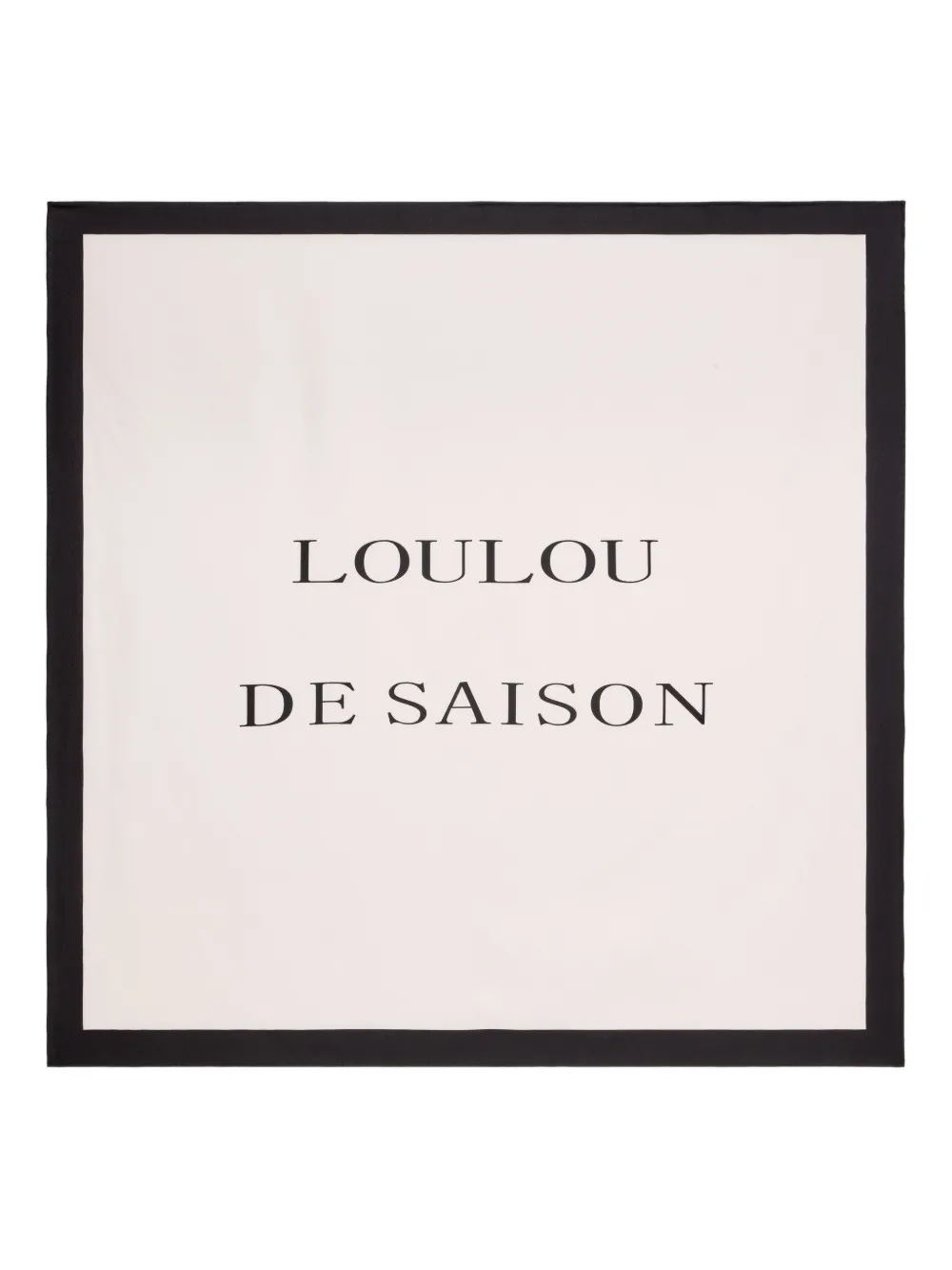 LouLou de Saison Foulard squadrato - Toni neutri