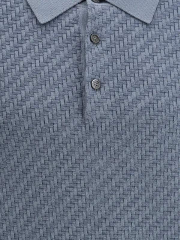 Brioni ショートスリーブ ポロシャツ | ブルー | FARFETCH JP