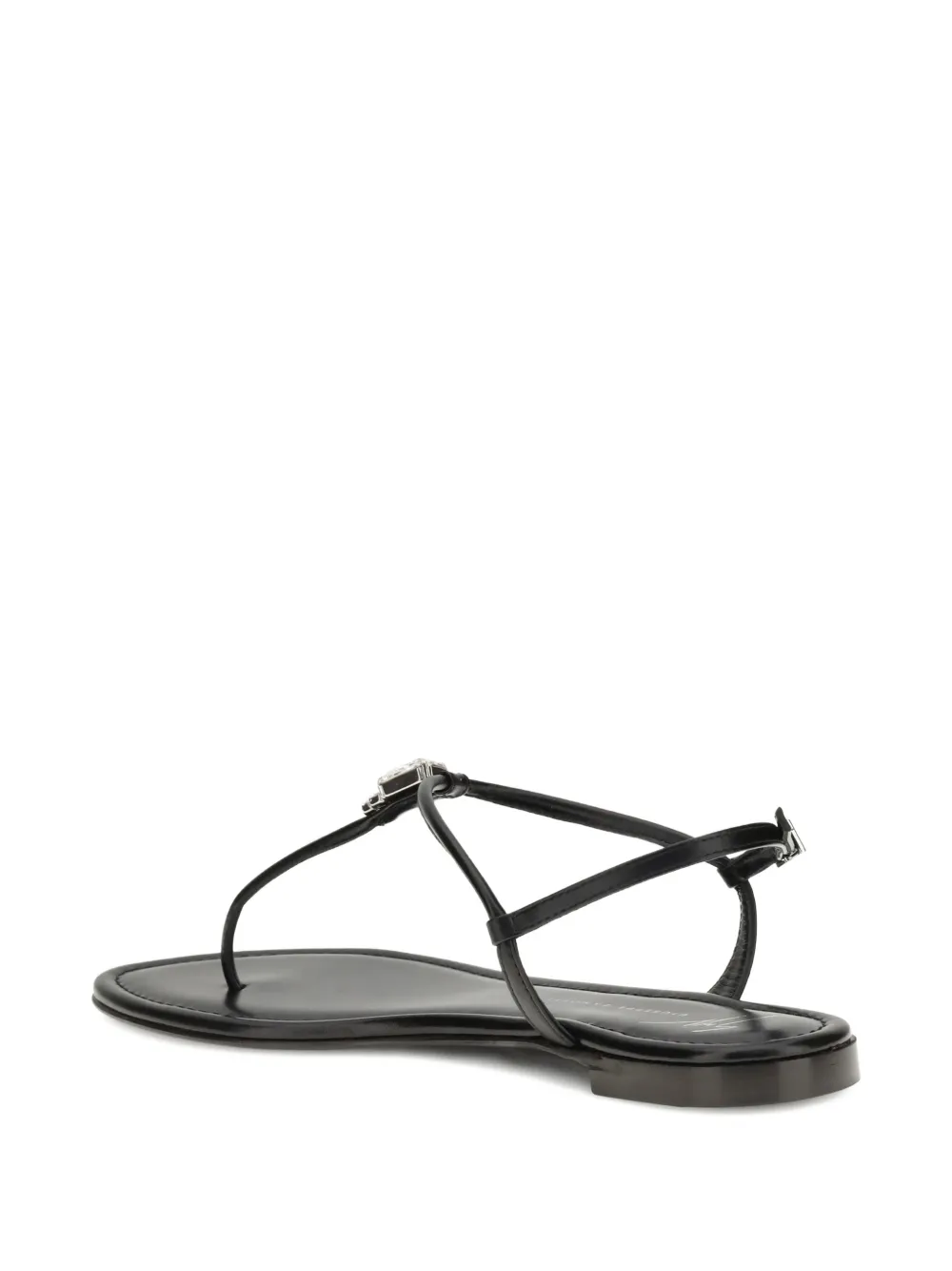 Giuseppe Zanotti Pia Mizuki sandalen met ronde neus Zwart