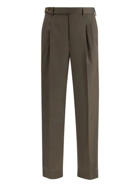 Brioni Capri pleated trousers