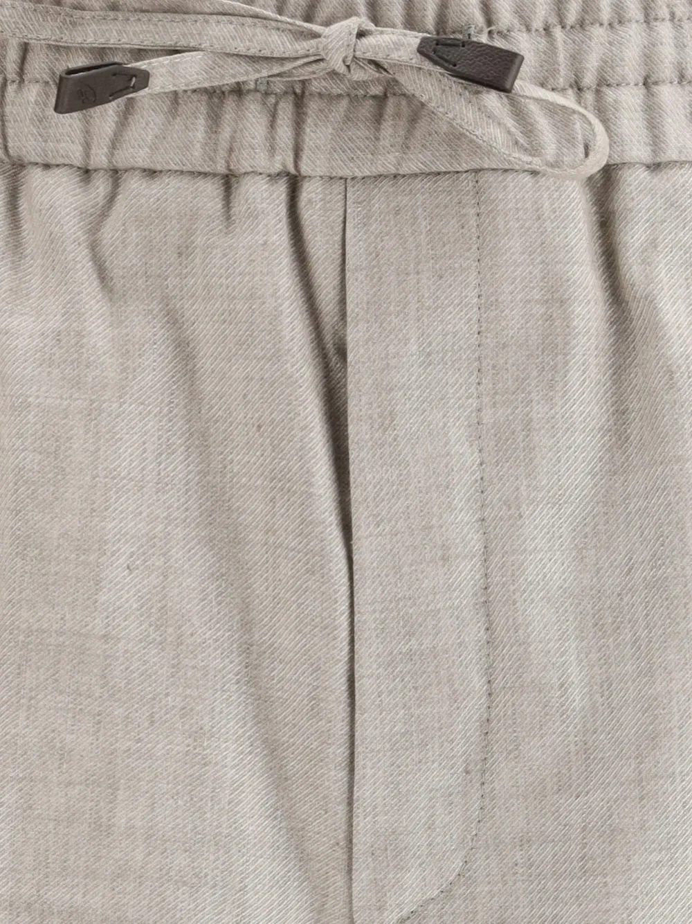  Brioni Asolo Drawstring Trousers - Neutrals 