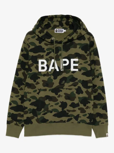 A BATHING APE® hoodie con estampado militar